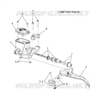 VORDERBREMSE BREMSE LEVER AND MASTER CYLINDER