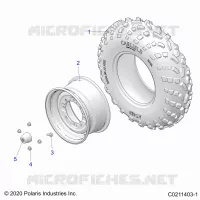 RADS, FRONT TIRE
