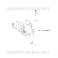 ANTRIEB, GEARCASE MOUNTING, FRONT