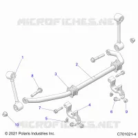 SUSPENSION, FRONT STABILISATORSTANGE