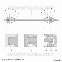 DRIVE TRAIN, HALF HINTERWELLE