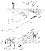 SITZ   GASBEHÄLTER XLT 0970756, XLT SKS 0970556, and XLT RMK 0970956 (4937693769A007)