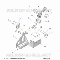 ELEKTRIC, BATTERY, MANUAL START POWER UP COMPONENTS