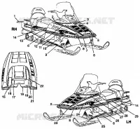 DECALS WIDETRAK LX 0972065 AND  EUROPEAN WIDETRAK LX E972065 (4938223822A011)