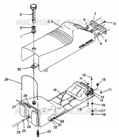 SITZ   GASBEHÄLTER ASSEMBLY Storm 0940782 and Storm SKS 0940582 (4925032503002A)
