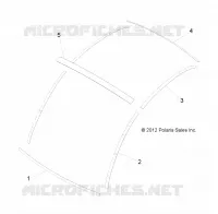 DACH TRIM, 2 PASSENGER