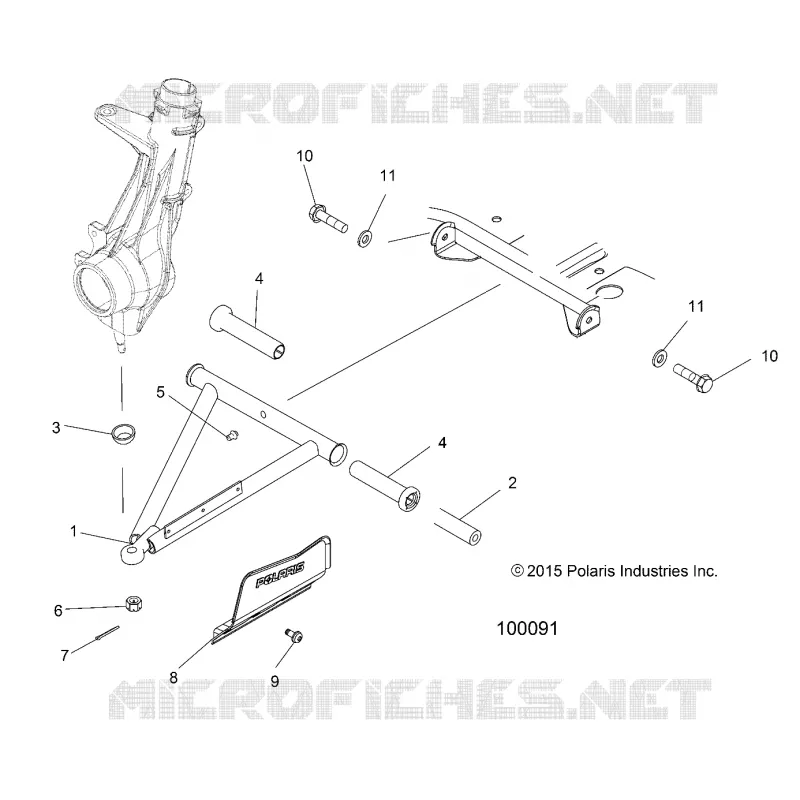 SUSPENSION, A-ARM AND STREBE MOUNTING