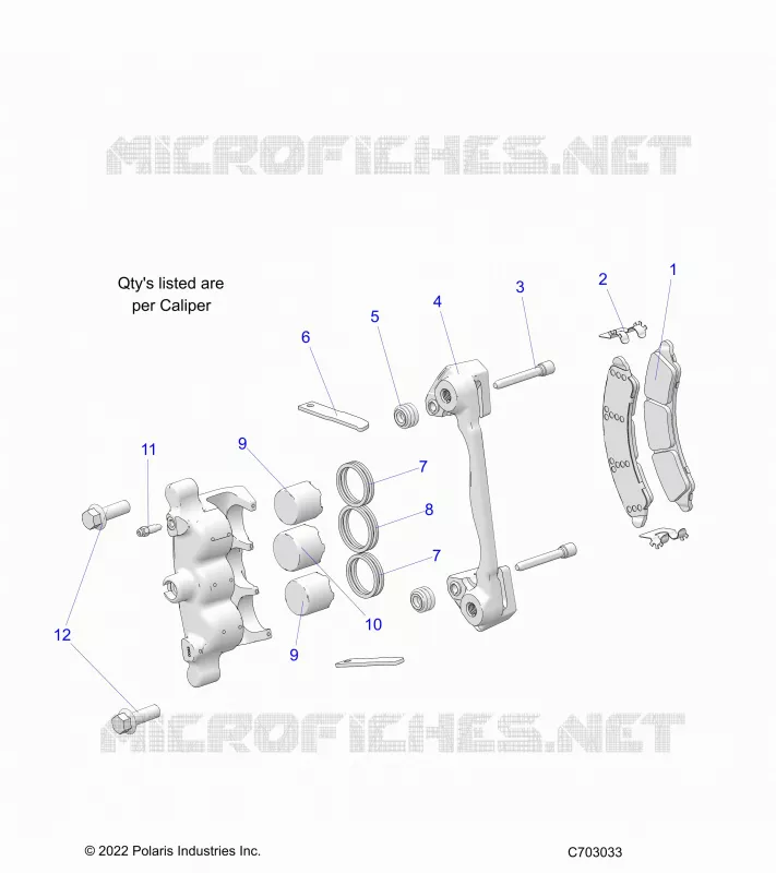 BRAKES, BREMSZANGE VORNE