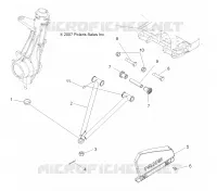 SUSPENSION, A-ARM and STREBE MOUNTING