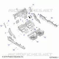 KAROSSERIE HINTEN CLOSEOFF, FENDERS AND FLOOR