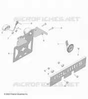 ELEKTRIC, HORN, AND LICENSE PLATE LIGHT