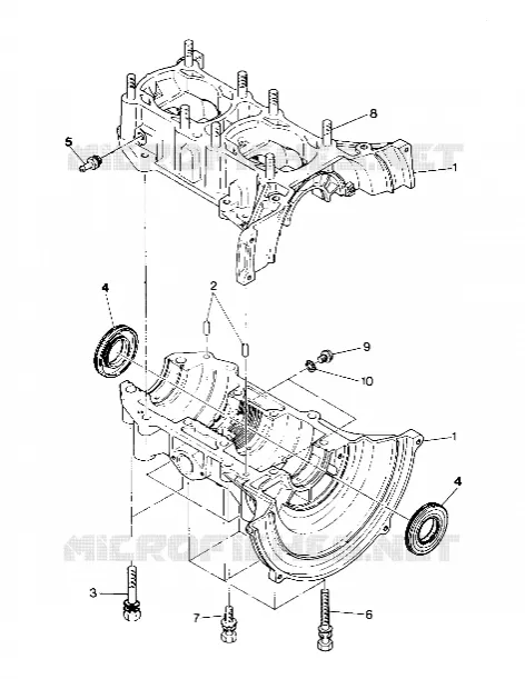 CRANKCASE  TRAIL (4919281928025A)