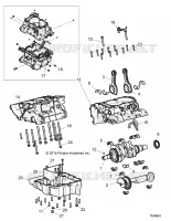 ENGINE, CRANKCASE AND KURBELWELLE