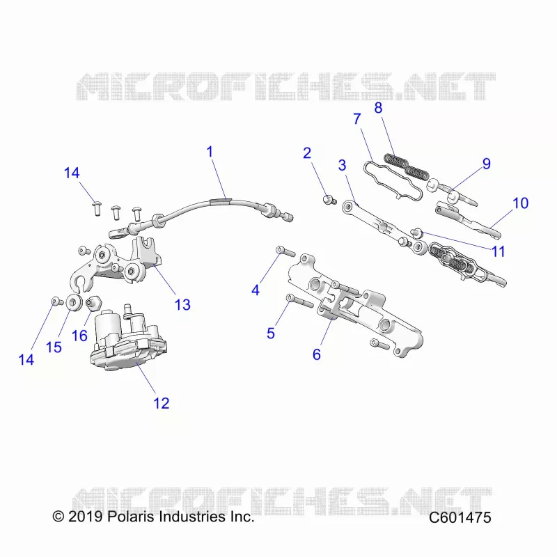 ENGINE, AUSPUFFKLAPPE ASM. AND ACTUATOR
