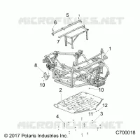 CHASSIS, MAIN FRAME AND SKID PLATES