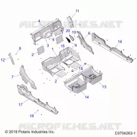 KAROSSERIE HINTEN CLOSEOFF, FENDERS AND FLOOR