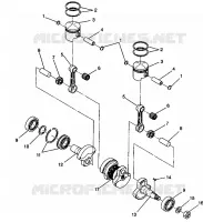 KOLBEN   KURBELWELLE LITE GT 0943133 (49250125010034)