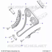 CAM CHAIN AND SPROCKET