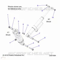 SUSPENSION, SHOCK MOUNTING, REAR SUSP.