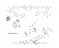 MASTER CYLINDER, REAR AND FOOT PEDAL