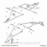 FRONT SUSPENSION CONTROL ARMS