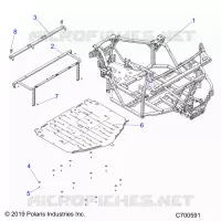 CHASSIS, MAIN RAHMEN