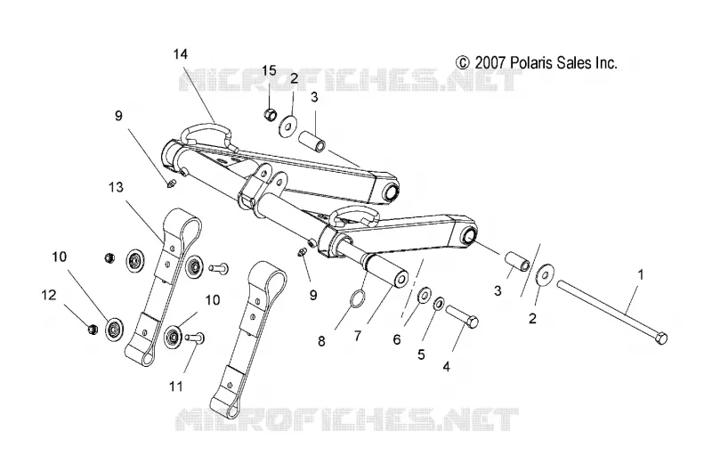 FRONT Drehmomentarm
