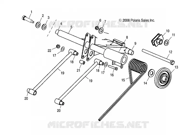 SUSPENSION, HINTER Drehmomentarm