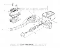 LINKS BREMSE MASTER CYLINDER