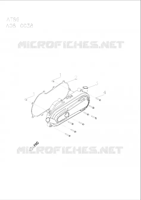 ENGINE, CLUTCH COVER