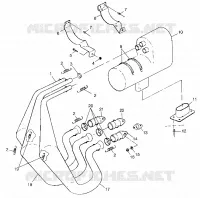ABGASSYSTEM 600 XCR 0985677 (4943164316C003)