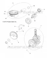 MOTOR, KURBELWELLE, PISTON AND BALANCE SHAFT