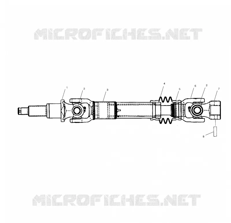 MID AXLE ANTRIEBSWELLE (RH)