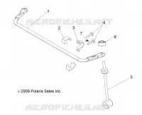 SUSPENSION, REAR STABILISATORSTANGE