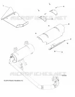 ENGINE, ABGASSYSTEM, SHIELDS