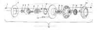angetriebene Kupplungs 500 0972764,  EUROPEAN 500 E972764, 500 SKS 0972564,  EUROPEA (4938393839C009)