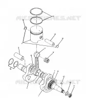 KURBELWELLE AND KOLBEN ASSEMBLY BIG BOSS 4X6 (4919801980038A)