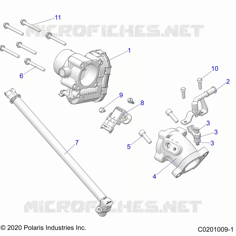 ENGINE, DROSSELKLAPPENGEHÃ„USE AND FUEL RAIL