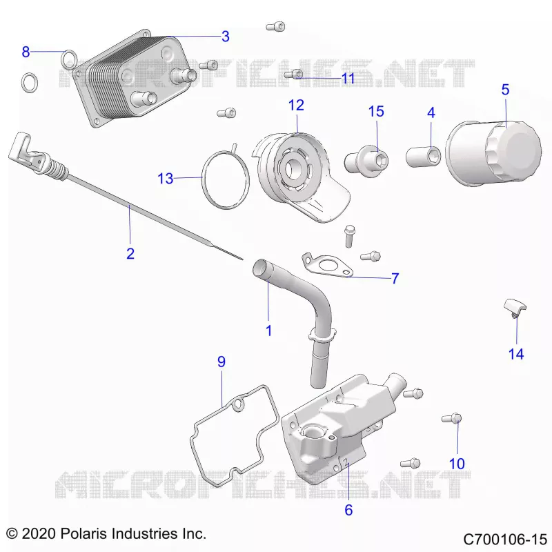 ENGINE, DIPSTICK & OIL FILTER