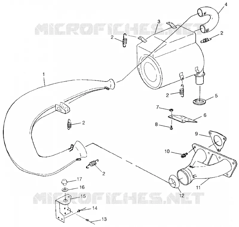 ABGASSYSTEM 700 XC 0971766 (4941814181C004)