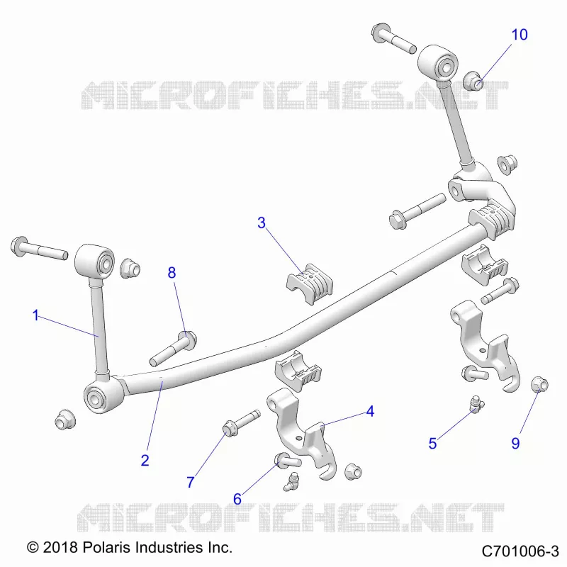 SUSPENSION, FRONT STABILISATORSTANGE- Z23NAK99A/99B (C701006-3)