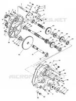 GETRIEBEGEHÄUSE ASSEMBLY 6X6 250 W938727 (4924092409039A)