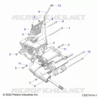 ANTRIEB, MAIN GEARCASE MOUNTING