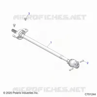 ANTRIEB, FRONT PROP SHAFT