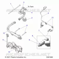 KRAFTSTOFFSYSTEM, RAIL, LINES AND THROTTLE BODY