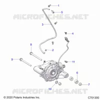 ANTRIEB, FRONT GEARCASE MOUNTING