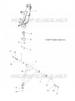 SUSPENSION, A-ARM and STREBE MOUNTING