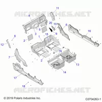 KAROSSERIE HINTEN CLOSEOFF, FENDERS AND FLOOR