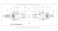 ANTRIEB, FRONT HALF SHAFT