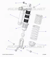 SUSPENSION, FRONT SHOCK MOUNTING, STANDARD/PREMIUM